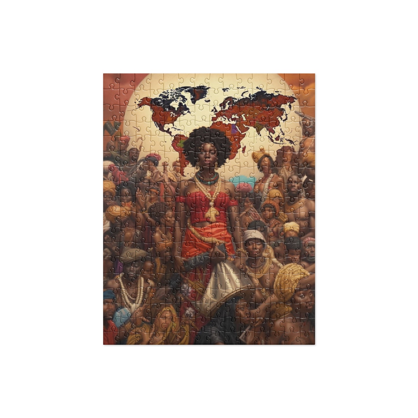 AFRICAN WOMAN Jigsaw puzzle
